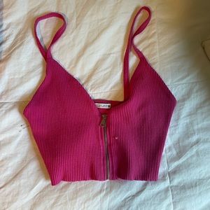 Zara Zipper Tank Top
